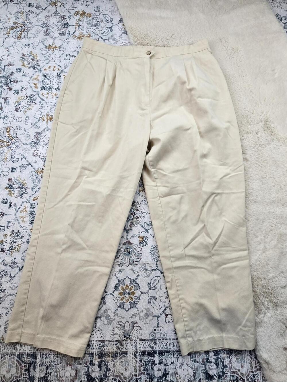 Shapes & Sizes Beige Pull On Pants Women Plus Size 18 Petite